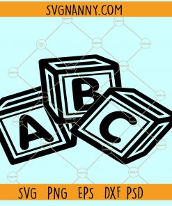 ABC blocks SVG