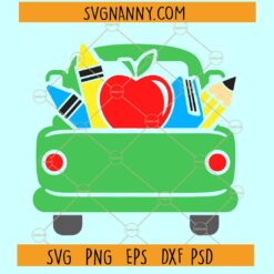Back to school truck SVG
