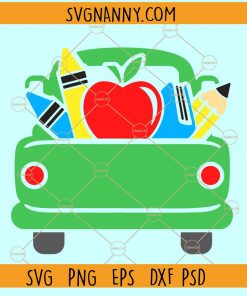 Back to school truck SVG