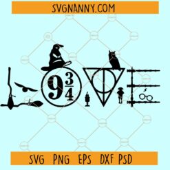Love Harry Potter SVG file