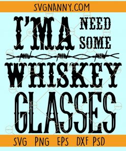 I'ma need some Whiskey Glasses SVG