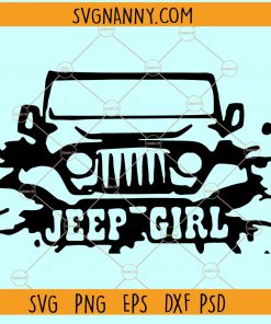 Jeep girl SVG