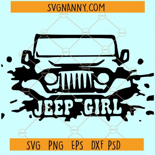 Jeep girl SVG