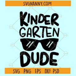 Kindergarten Dude SVG