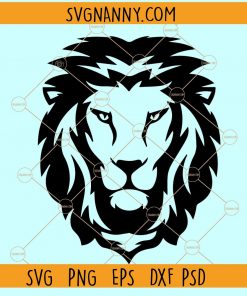 Lion head SVG