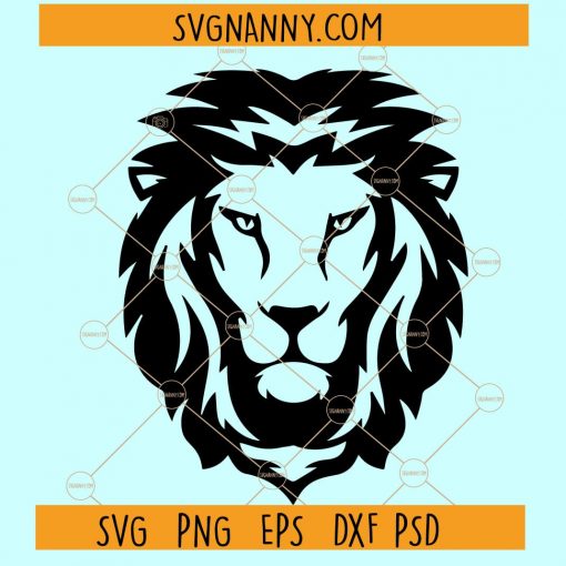 Lion head SVG
