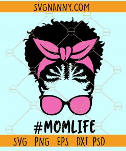 Mom life with bandana SVG