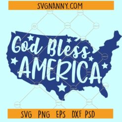 God Bless America SVG