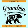 Grandma bear SVG