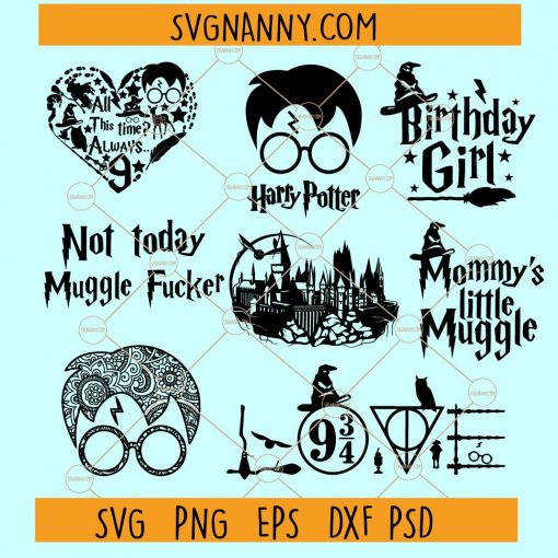 Harry Potter SVG bundle