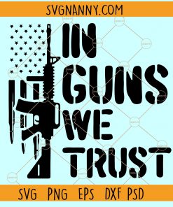 In guns we trust SVG