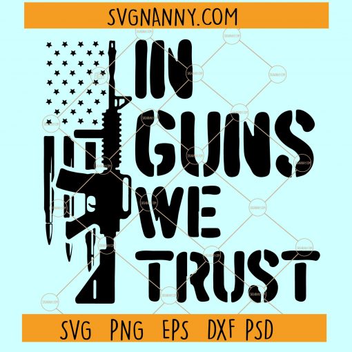 In guns we trust SVG