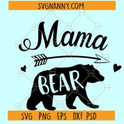 Mama bear SVG file