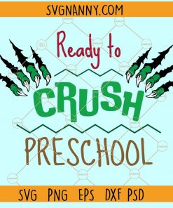 Ready to crush pre school SVG