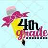 4th Grade SVG, School shirt SVG, Teacher Shirt svg, 4th grade pencil svg, 4th Grade Shirt SVG, 4th Grade Teacher SVG, Back to School Svg, fourth grade svg, girl School Shirt Svg, Trending SVG files