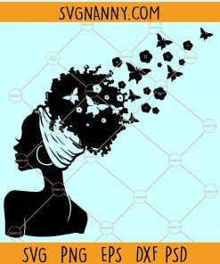 Afro woman butterfly SVG, Black woman butterfly SVG, Girl Butterfly Svg, African American SVG, Black Lives Matter svg, Afro Lady Woman svg, Black woman SVG files, Trending SVG files