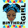 Afro birthday girl SVG, black queen birthday SVG, Birthday girl SVG, black woman birthday SVG, Afro woman birthday SVG, birthday SVG file, Birthday svg file