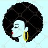 Afro woman svg, Black woman SVG, afro diva svg, Black Girl Magic svg, Black girl svg, Afro Puffs svg, black queen svg, Black History month svg, African American svg, Girl power svg, Melanin svg, Natural hair svg file