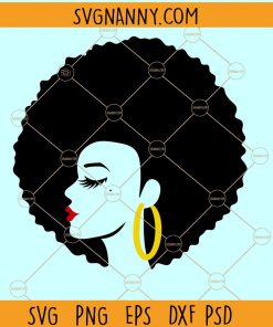 Afro woman svg, Black woman SVG, afro diva svg, Black Girl Magic svg, Black girl svg, Afro Puffs svg, black queen svg, Black History month svg, African American svg, Girl power svg, Melanin svg, Natural hair svg file