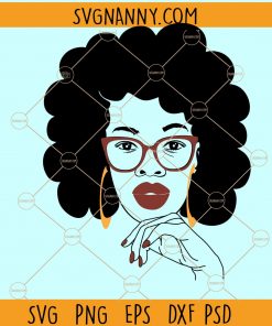 Afro woman sunglasses SVG, woman with red lips SVG, afro woman red nails SVG, Black Girl Magic svg, Afro Woman SVG, afro girl svg, African American SVG, Black lives matter svg, black queen svg files