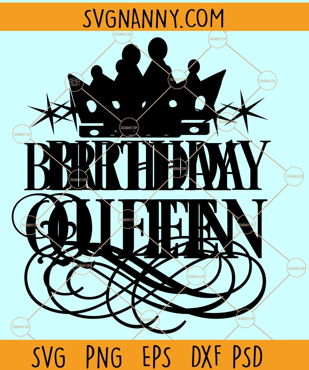 Birthday Queen Svg Happy Birthday Svg Birthday Girl Svg It's My
