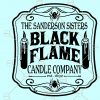 Black Flame Candle SVG, Hocus Pocus Svg, Sanderson Sisters Svg, Halloween Sign Design, Halloween Svg Files, Halloween Shirt Svg