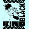Black king dreadlocks SVG, Black king SVG, African American SVG, Black man svg, young black king svg, Strong Black Man SVG, Black History SVG files, Black Power Svg