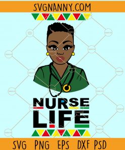 Black nurse life SVG, Black nurse SVG, Black Nurses Matter Svg, Nurse Stethoscope svg, Nurse SVG, Nurse Life Svg, Nursing Svg, Afro Svg, Nurse svg file