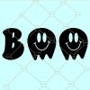 Boo Halloween SVG, Retro Halloween svg, Halloween svg, Boo svg, Ghost svg, Vintage Halloween svg, Retro Ghost svg files