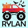 Boy Halloween SVG, Halloween shirt SVG, Happy Halloween SVG, SVG, Halloween Monster Truck SVG, Pumpkin Truck Svg files