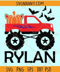 Boy Halloween SVG, Halloween shirt SVG, Happy Halloween SVG, SVG, Halloween Monster Truck SVG, Pumpkin Truck Svg files