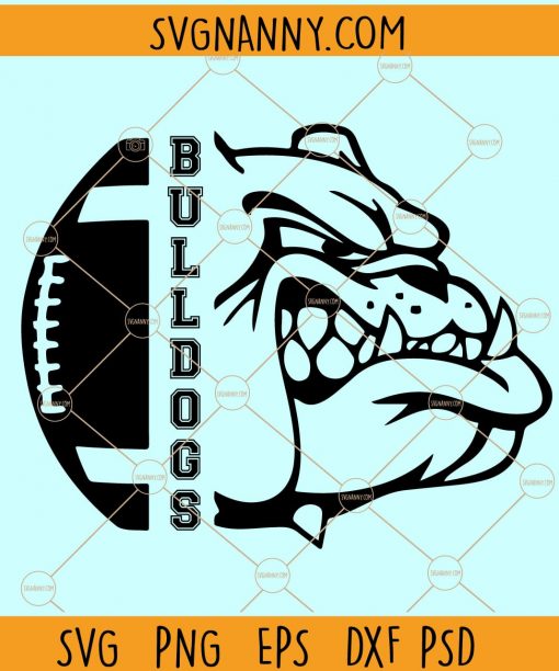 Bulldogs football svg, Bulldogs mascots svg, bulldog cheer svg, Football shirt svg, Team spirit svg, bulldogs football, Bulldog football svg, bulldogs svg, Sports Svg