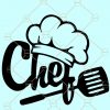 Chef svg file, Chef logo SVG, Chef shirt svg, Grilling svg, BBQ svg, Grill Master svg, Chef Svg, Kitchen Svg, Cutting Board Svg, chef hat svg file
