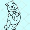 Disney Winnie the pooh SVG, Winnie the pooh clipart, pooh svg, Winnie the pooh outline svg, pooh bear svg, Disney svg file