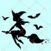 Flying witch SVG, Happy Halloween SVG, witch broom svg, Halloween SVG, Halloween Outfit Svg, Halloween SVG file