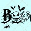 Halloween Jack Skeleton svg, Halloween boo svg, Jack Skeleton Halloween svg, kids Halloween svg, Halloween spider svg, Halloween svg file