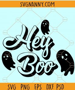Hey boo svg file, Halloween SVG, Hey Boo svg, boo svg file, hey boo, Funny Halloween Svg, Boo Crew Svg, Hallowee svg files, Ghost Svg
