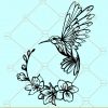 Hummingbird svg png, Hibiscus SVG, Vacation Shirt svg, Flower Svg, Hawaii svg, Bird SVG, Hummingbirds Svg, Humming Bird svg file