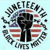 Juneteenth fist SVG, Juneteenth Black lives Matter SVG, Juneteenth Freedom Day SVG, Juneteenth SVG file for cricut, Juneteenth SVG, Black History SVG, Juneteenth 1865 SVG, Juneteenth hands up svg