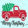 Christmas Truck SVG, Holiday SVG, Christmas SVG, Red Christmas truck with tree SVG, Merry Christmas SVG, Vintage Christmas Tree Truck SVG, Merry Christmas SVG, Christmas SVG, Christmas Shirt SVG, Christmas SVG, 2021 Christmas SVG