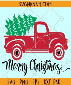 Christmas Truck SVG, Holiday SVG, Christmas SVG, Red Christmas truck with tree SVG, Merry Christmas SVG, Vintage Christmas Tree Truck SVG, Merry Christmas SVG, Christmas SVG, Christmas Shirt SVG, Christmas SVG, 2021 Christmas SVG