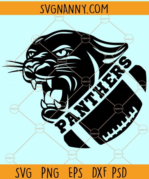 Panthers Football SVG File, Panthers SVG, Grunge Panther SVG, Football Mom Svg, Grunge Football svg, Panthers Football PNG, Football Panthers High School SVG, Panthers team SVG