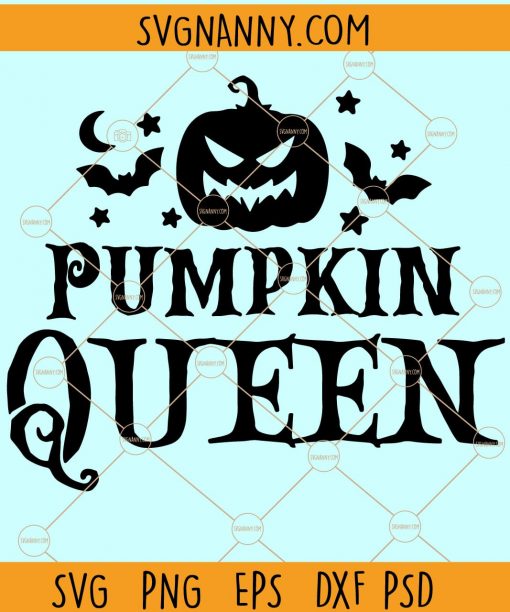 Pumpkin Queen Svg, Halloween queen svg, Halloween Svg file, Pumpkin Svg file, Halloween Pumpkin Shirt Svg,, Happy Halloween Svg file