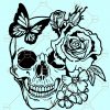 Skull half woman SVG, Half woman Half skull SVG, Half Skulls svg, Half Face SVG, Halloween SVG, Skull svg, woman skull svg, Halloween shirt svg files