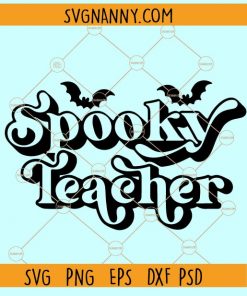 Spooky teacher SVG