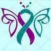 Suicide Prevention Awareness SVG, Suicide Butterfly SVG, Suicide Prevention butterfly SVG, Mental Health SVG, Mental awareness SVG, Purple ribbon SVG files