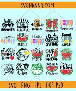 Summer Bundle Svg, Summer Svg bundle, summer shirt designs, Summer Cut Files