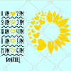 Sunflower water tracker SVG, Starbucks water track SVG, Water Tracker svg, , Water Bottle svg, Water Level Tracker svg file, Water Measurements svg files