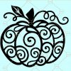 Swirly Pumpkin SVG, Pumpkin SVG File, Halloween Svg file, Fall Pumpkin svg, Pumpkin Outline Svg, pumpkin mandala svg file,Halloween pumpkin svg