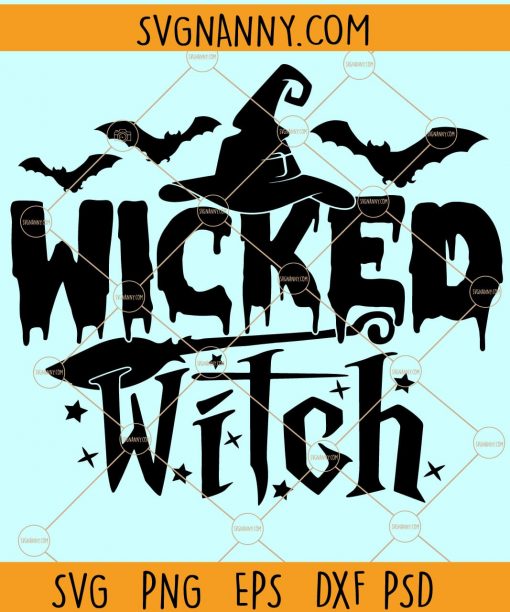 Wicked witch svg, witch svg file, Halloween witch svg, Proud member of the wicked witch club SVG files Witch svg Witch clipart